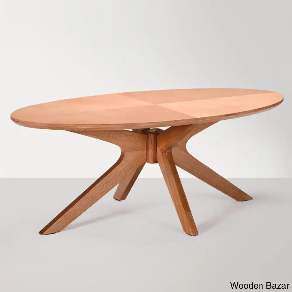 Berglined Solid Wood Single Coffee And Center Table