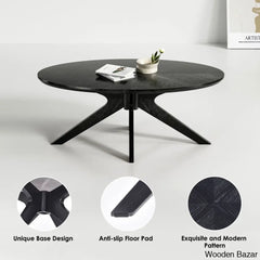 Berglined Solid Wood Single Coffee And Center Table