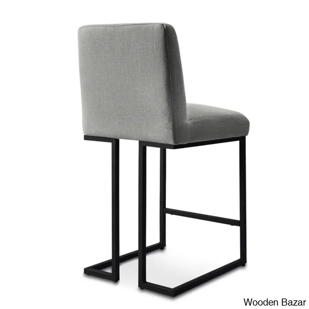 Berniciaz Upholstered 25’’ Counterstool With Metal Frame (Set Of 2)