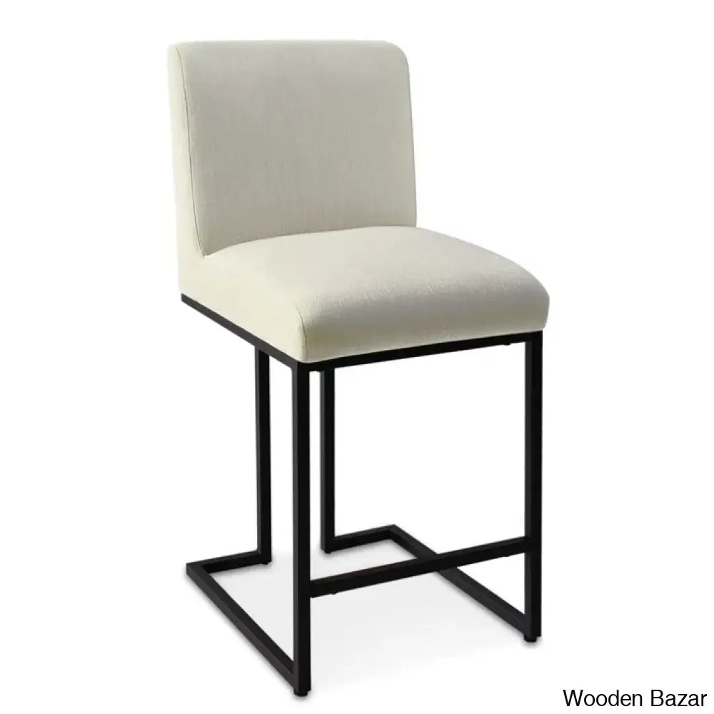 Berniciaz Upholstered 25’’ Counterstool With Metal Frame (Set Of 2)