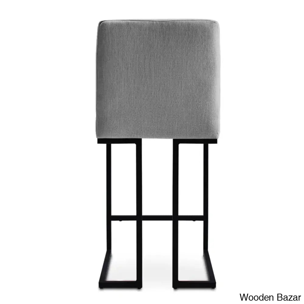 Berniciaz Upholstered 25’’ Counterstool With Metal Frame (Set Of 2)