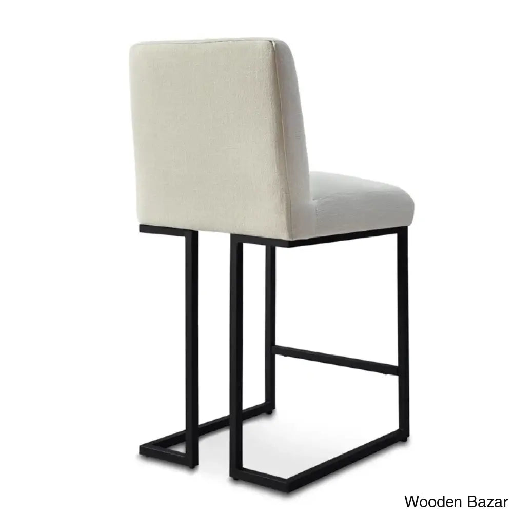 Berniciaz Upholstered 25’’ Counterstool With Metal Frame (Set Of 2)