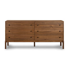 Rajker  6-Drawer Dresser - Wooden Bazar