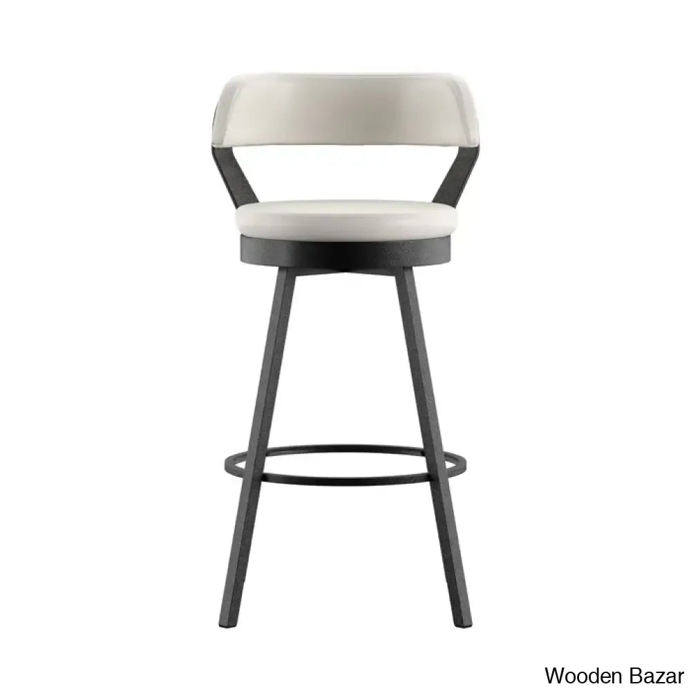 Berrino Counter And Bar Stool With Metal Frame (Set Of 2)