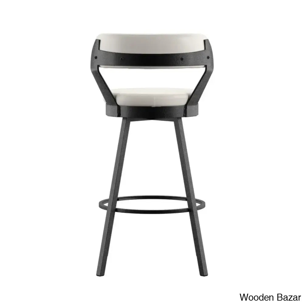 Berrino Counter And Bar Stool With Metal Frame (Set Of 2)