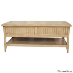 Beth Solid Wood Coffee And Center Table