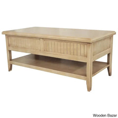 Beth Solid Wood Coffee And Center Table