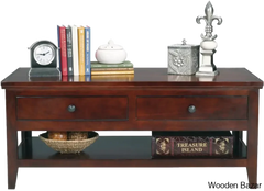 Beth Solid Wood Coffee And Center Table Concord Cherry
