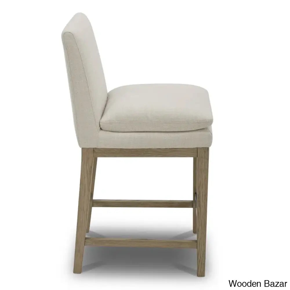 Betheaz Swivel Upholstered Counter And Bar Stool