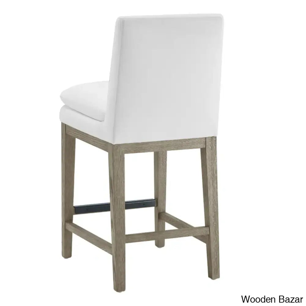 Betheaz Swivel Upholstered Counter And Bar Stool