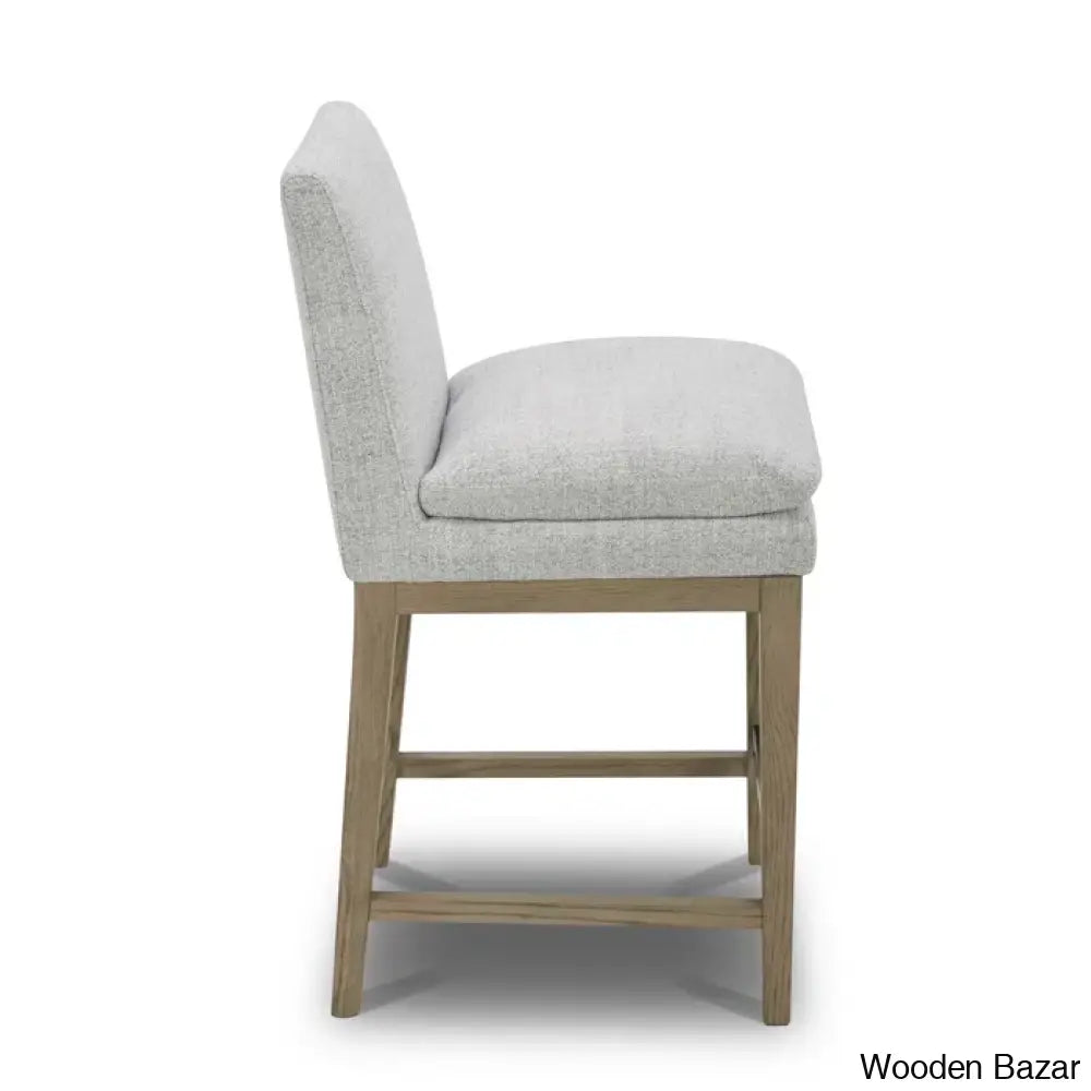 Betheaz Swivel Upholstered Counter And Bar Stool