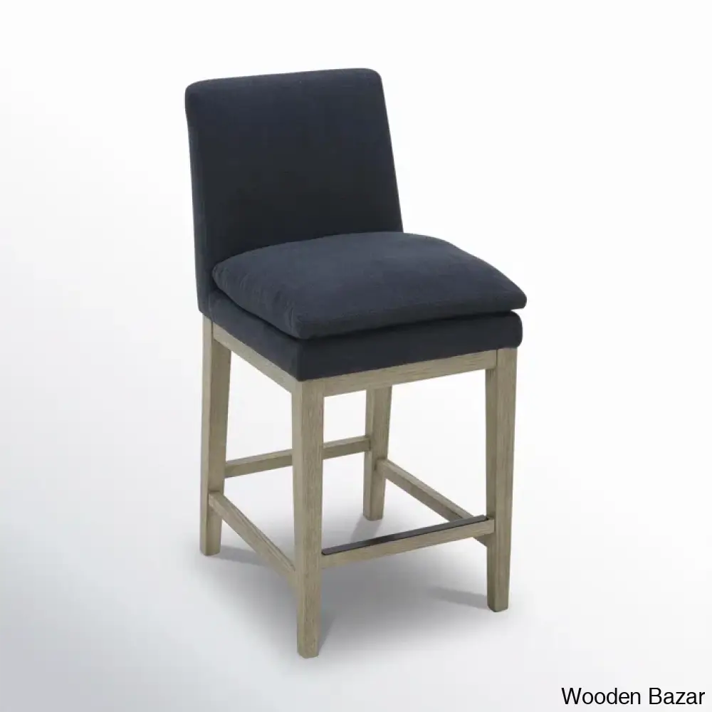 Betheaz Swivel Upholstered Counter And Bar Stool