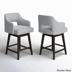 Bethiney Elegant Counter Stool (Set Of 2) - Wooden Bazar