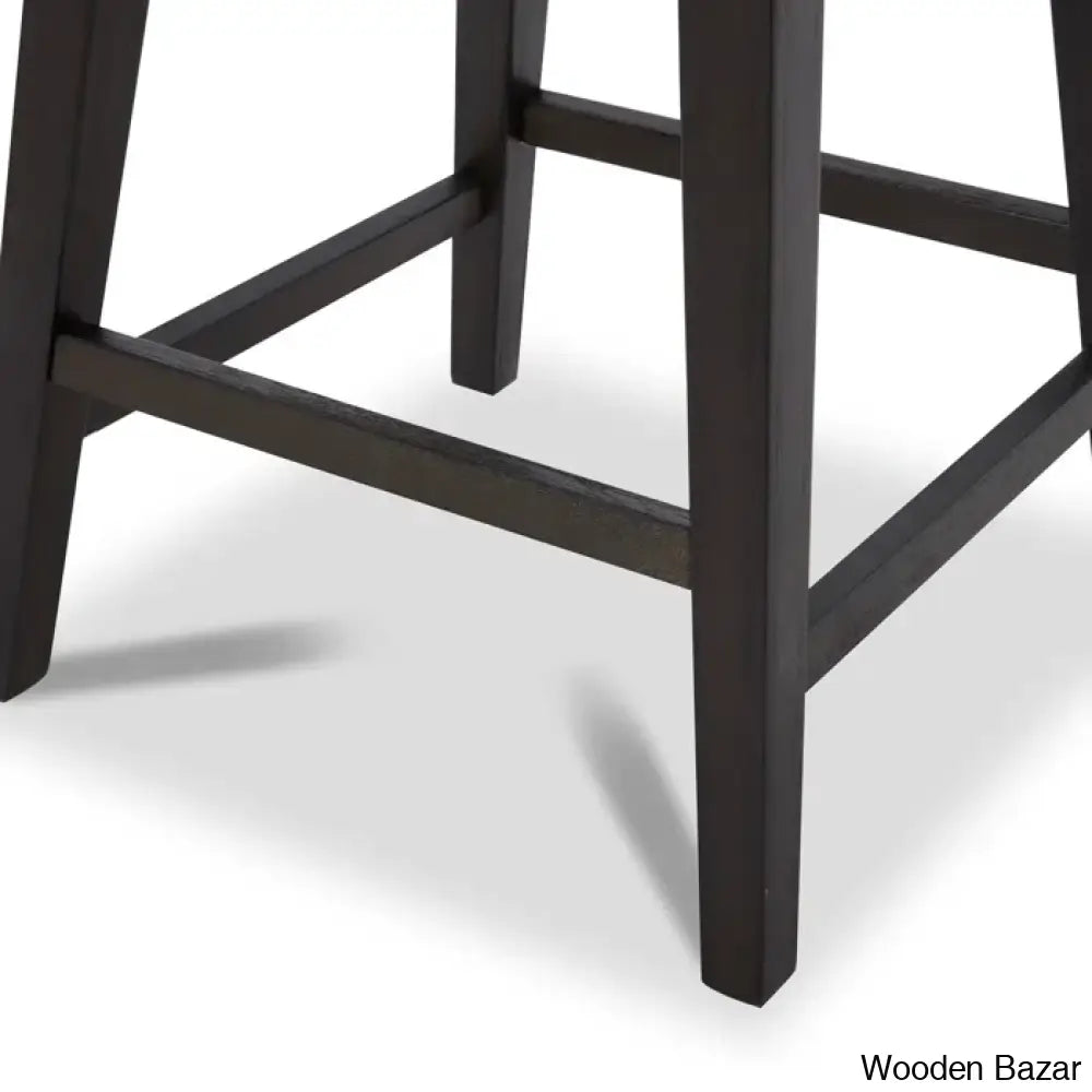 Bethiney Elegant Counter Stool (Set Of 2) - Wooden Bazar