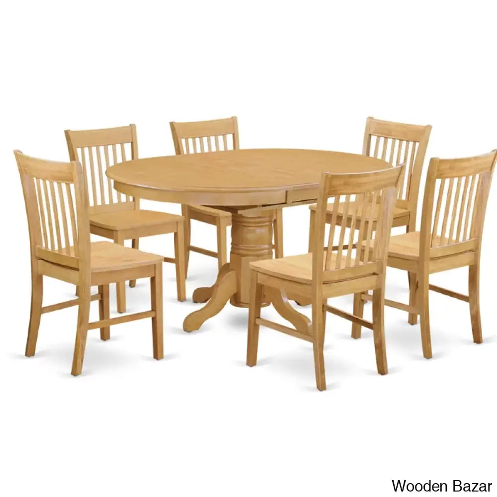 Birch Modern 4 Seater & 6 Extendable Dining Table Set