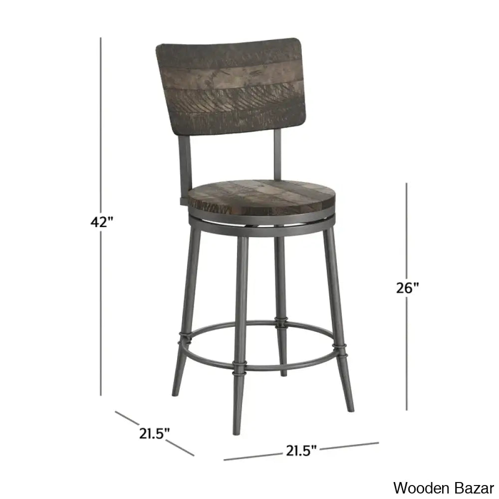 Birdsallo Swivel Counter And Bar Stool