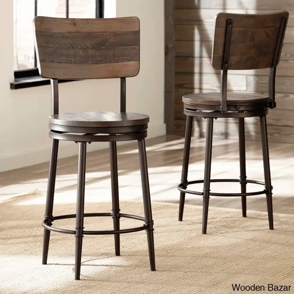 Birdsallo Swivel Counter And Bar Stool