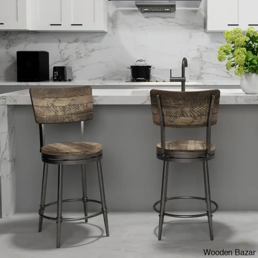 Birdsallo Swivel Counter And Bar Stool