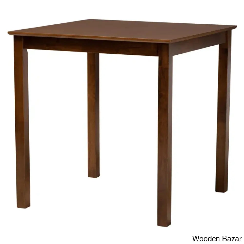 Blaine Wooden 4 Seater Dining Table Set - Bazar