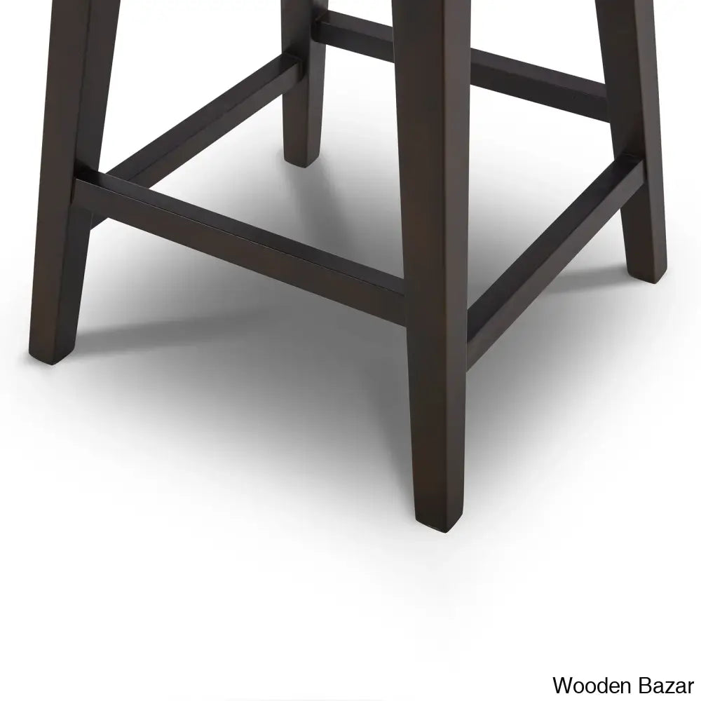 Blakez 26’’ Swivel Counter Stool (Set Of 2) - Wooden Bazar