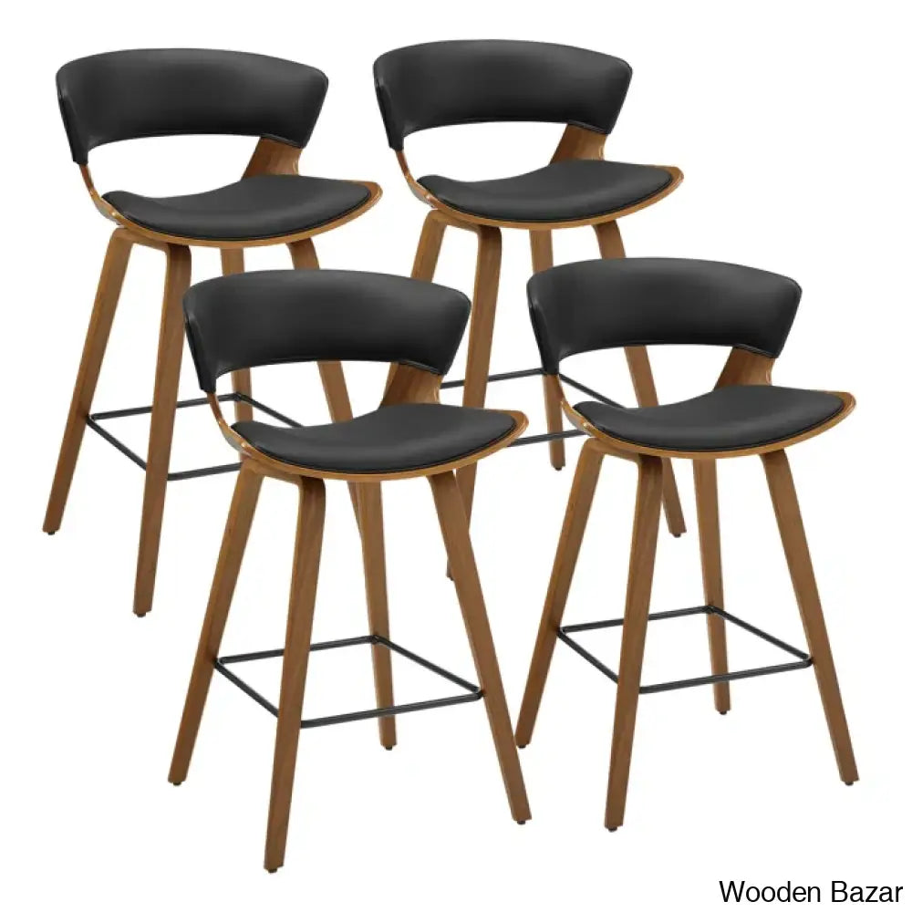 Blaysen Swivel Pu 26.96’’ Bar & Counter Stools (Set Of 4)