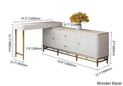Dressing Table With Cabinet -7