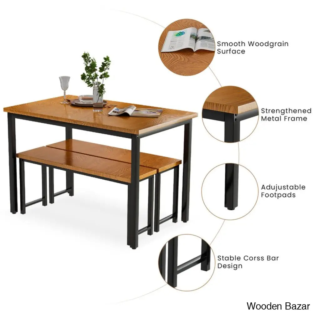 dining set - Wooden Bazar