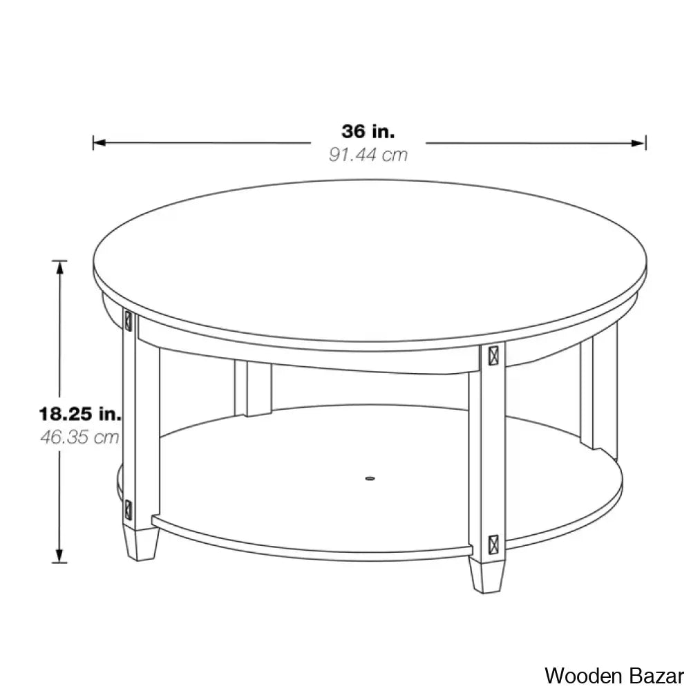 Bly Modern Coffee And Center Table - Wooden Bazar