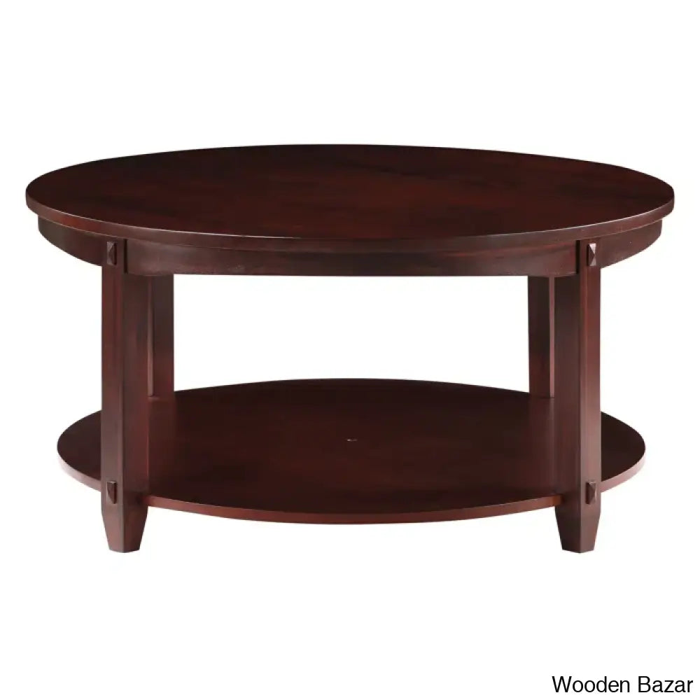 Bly Modern Coffee And Center Table - Wooden Bazar Espresso