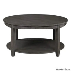 Bly Modern Coffee And Center Table - Wooden Bazar Slate Gray