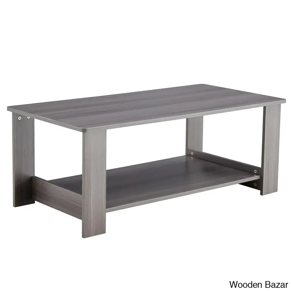 Bonnic Coffee And Center Table Gray / 16.5’’ H X 35.4’’ L 19.6’’ W