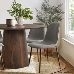 Bornet Royal 4 Seater Round Pedestal Dining Table Set