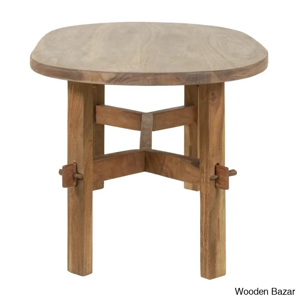 Boudreauxl Solid Wood Coffee And Center Table