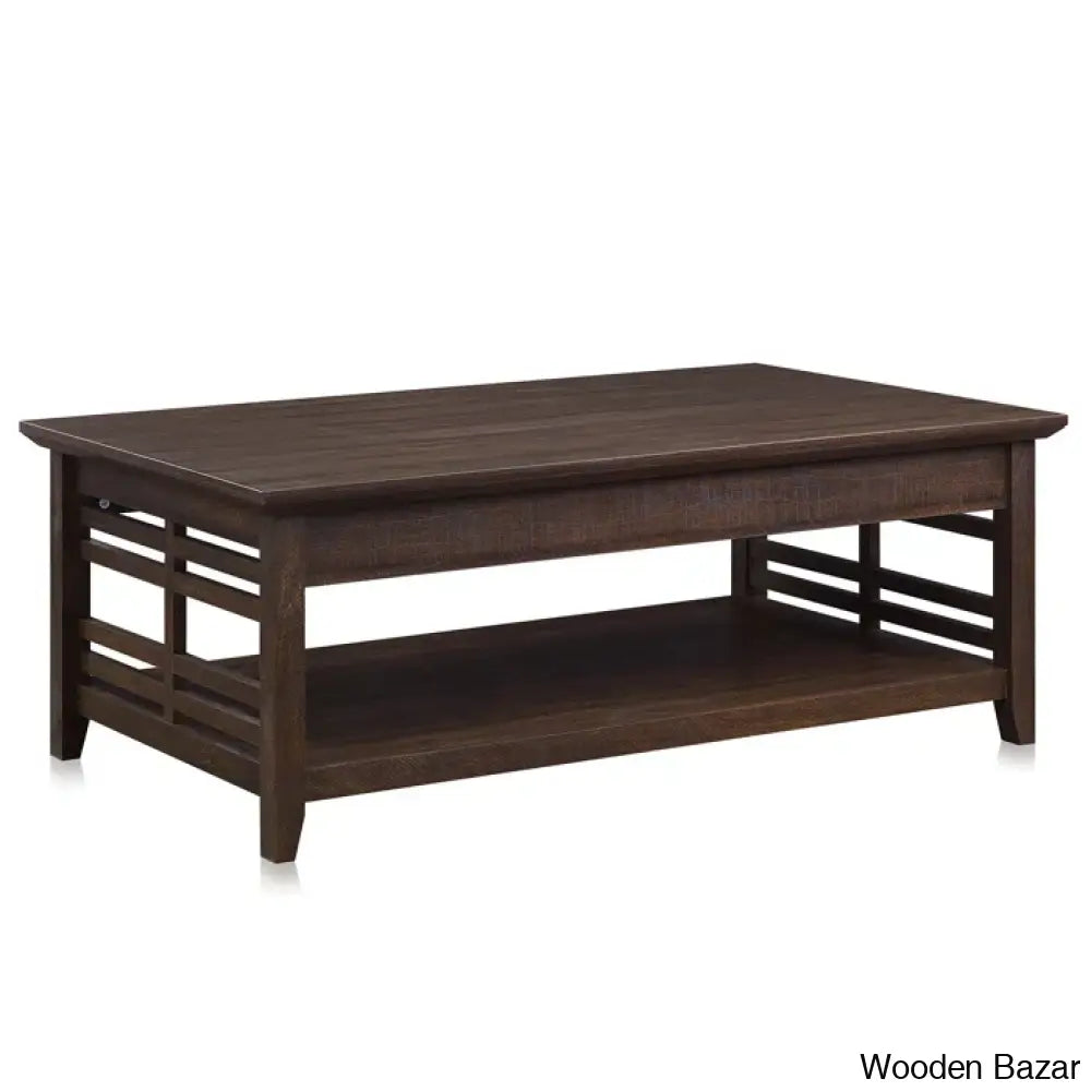 Bovadillas Floor Shelf Coffee And Center Table With Storage 47.72’’ L