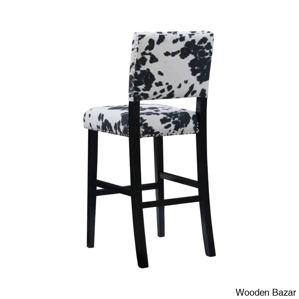 Boyabato Swivel Upholstered Nailhead Trim Counter And Bar Stool