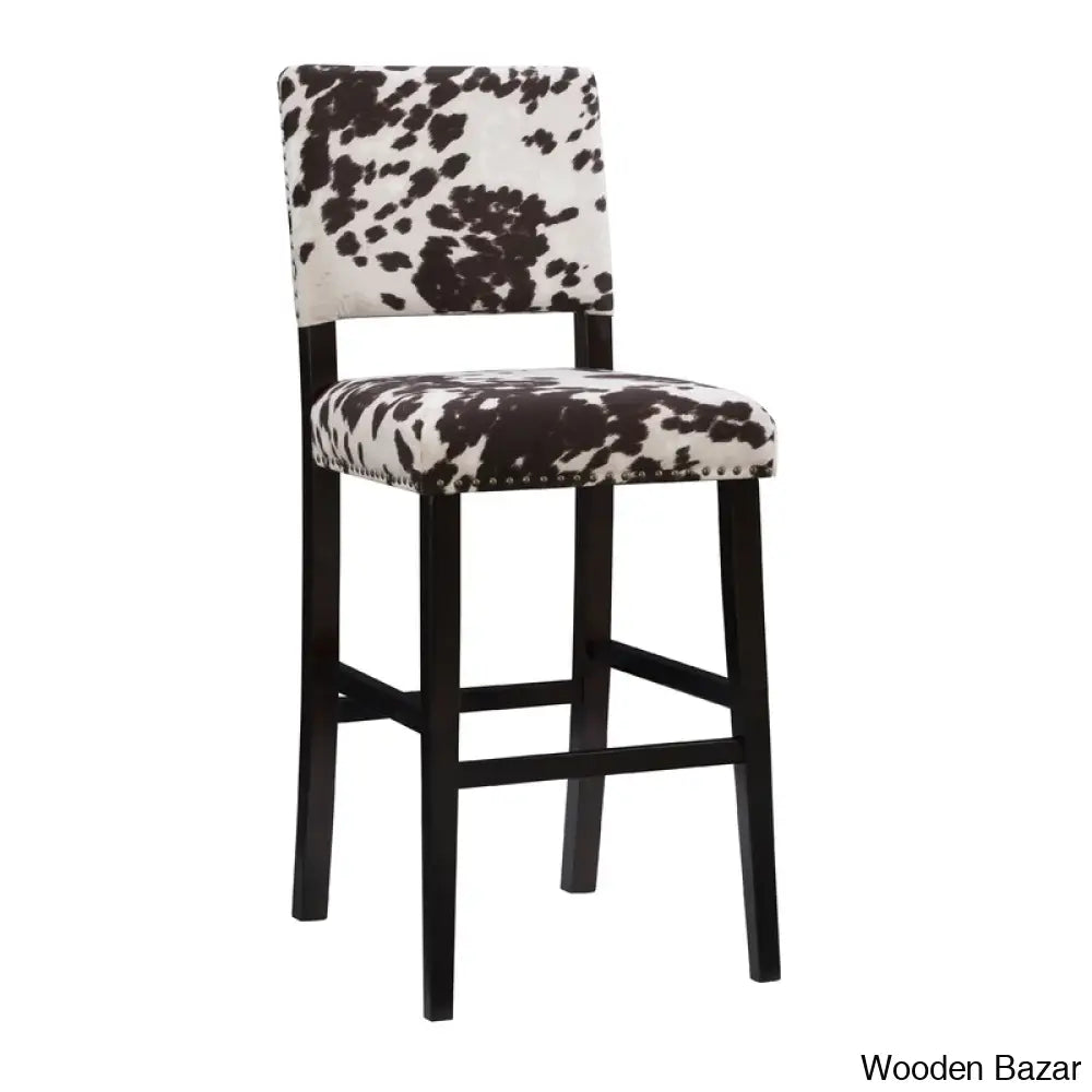 Boyabato Swivel Upholstered Nailhead Trim Counter And Bar Stool