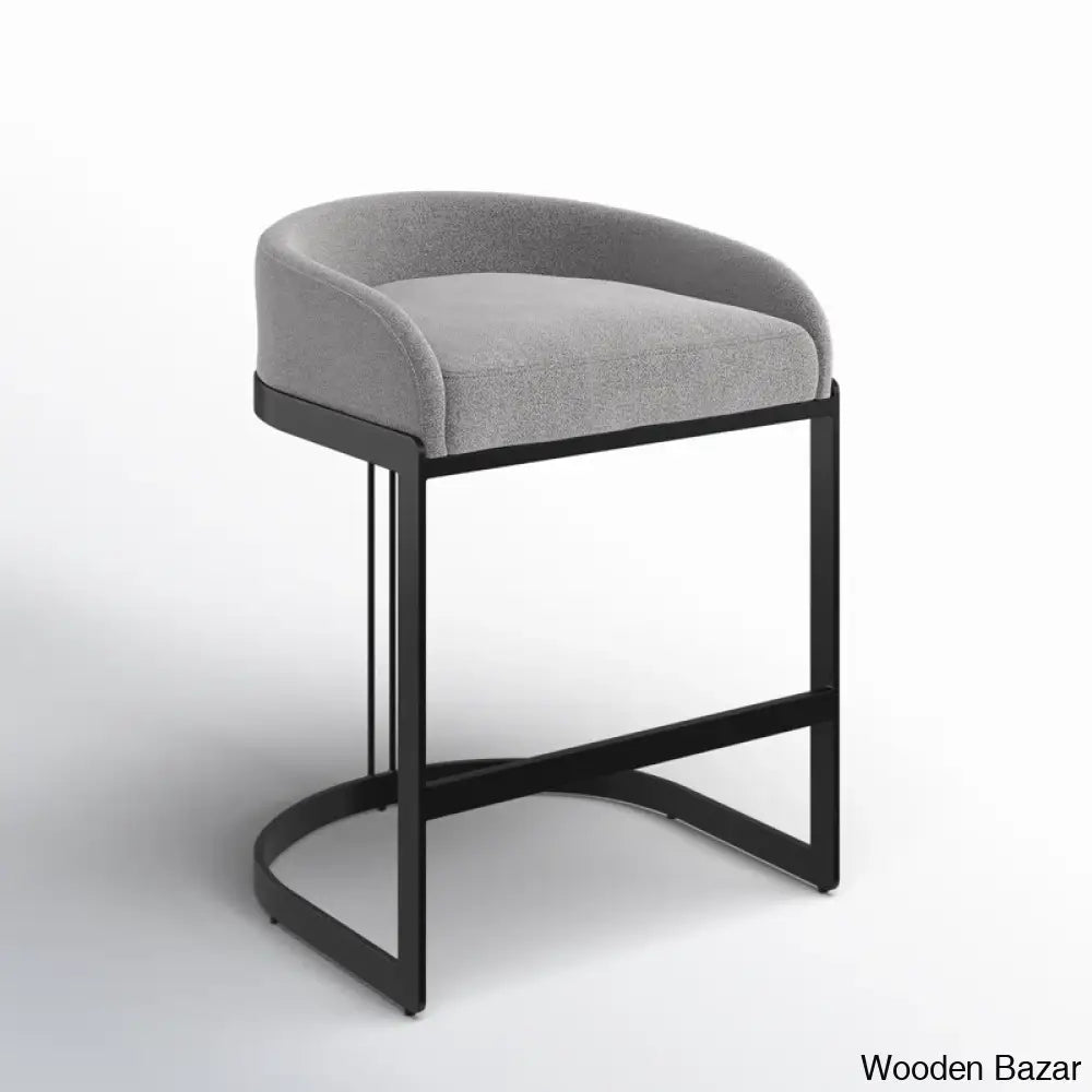 Bradleys Upholstered Counter And Bar Stool With Metal Frame