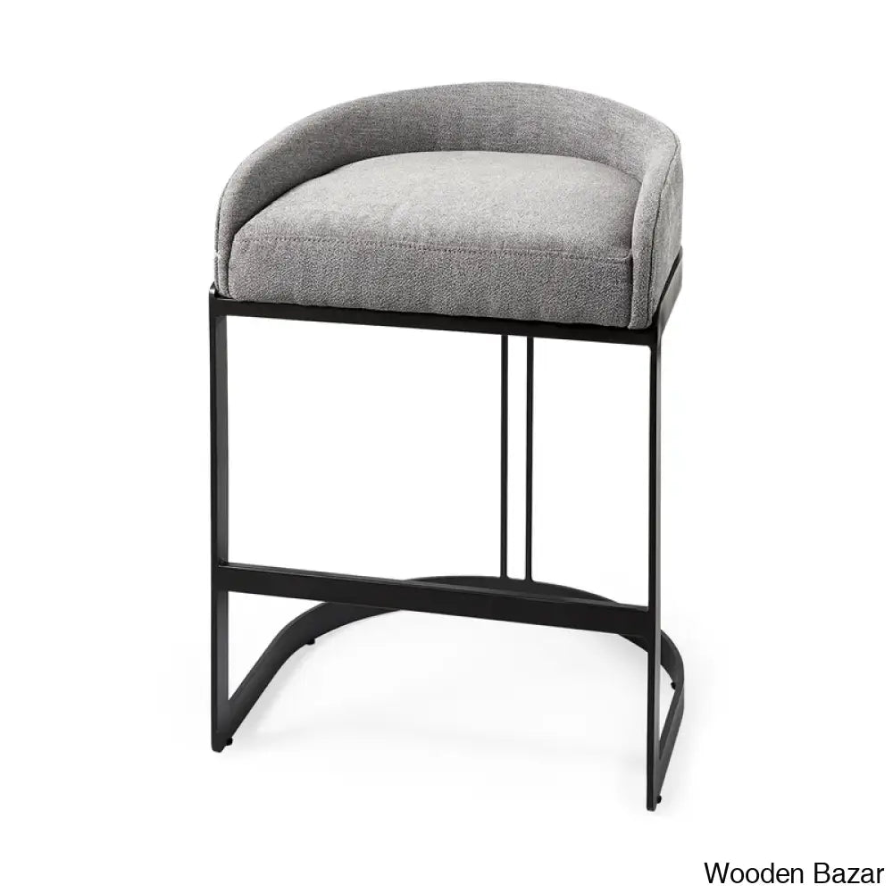 Bradleys Upholstered Counter And Bar Stool With Metal Frame