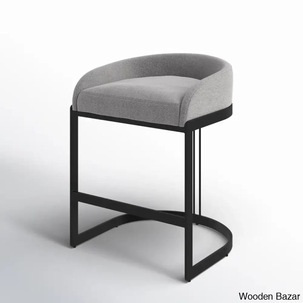 Bradleys Upholstered Counter And Bar Stool With Metal Frame