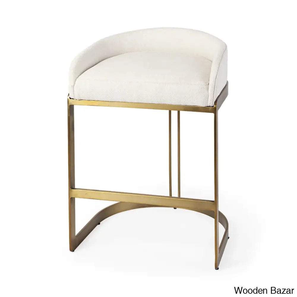 Bradleys Upholstered Counter And Bar Stool With Metal Frame