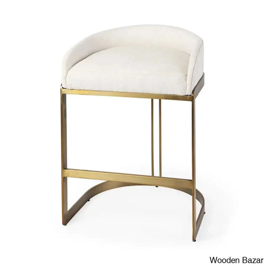 Bradleys Upholstered Counter And Bar Stool With Metal Frame