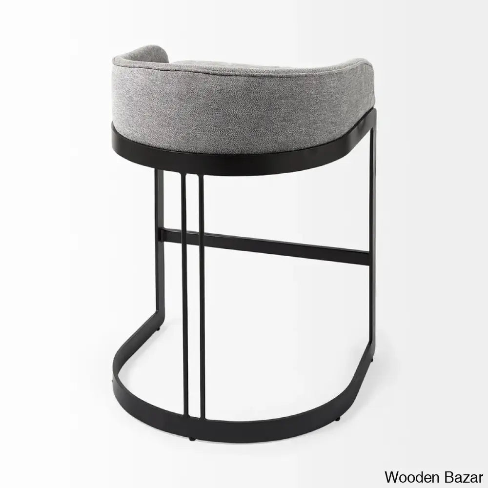 Bradleys Upholstered Counter And Bar Stool With Metal Frame