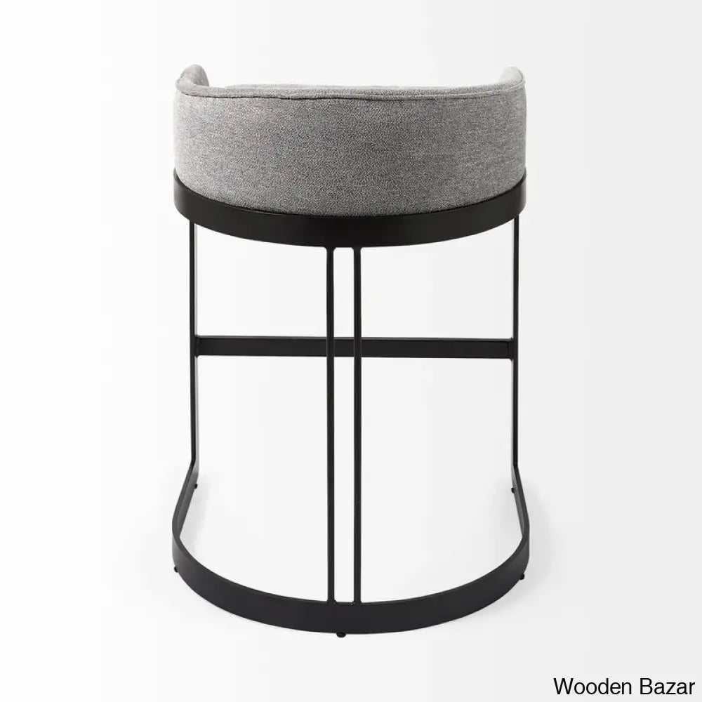 Bradleys Upholstered Counter And Bar Stool With Metal Frame