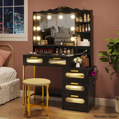 Braison Vanity Dressing Table With Mirror & Stool
