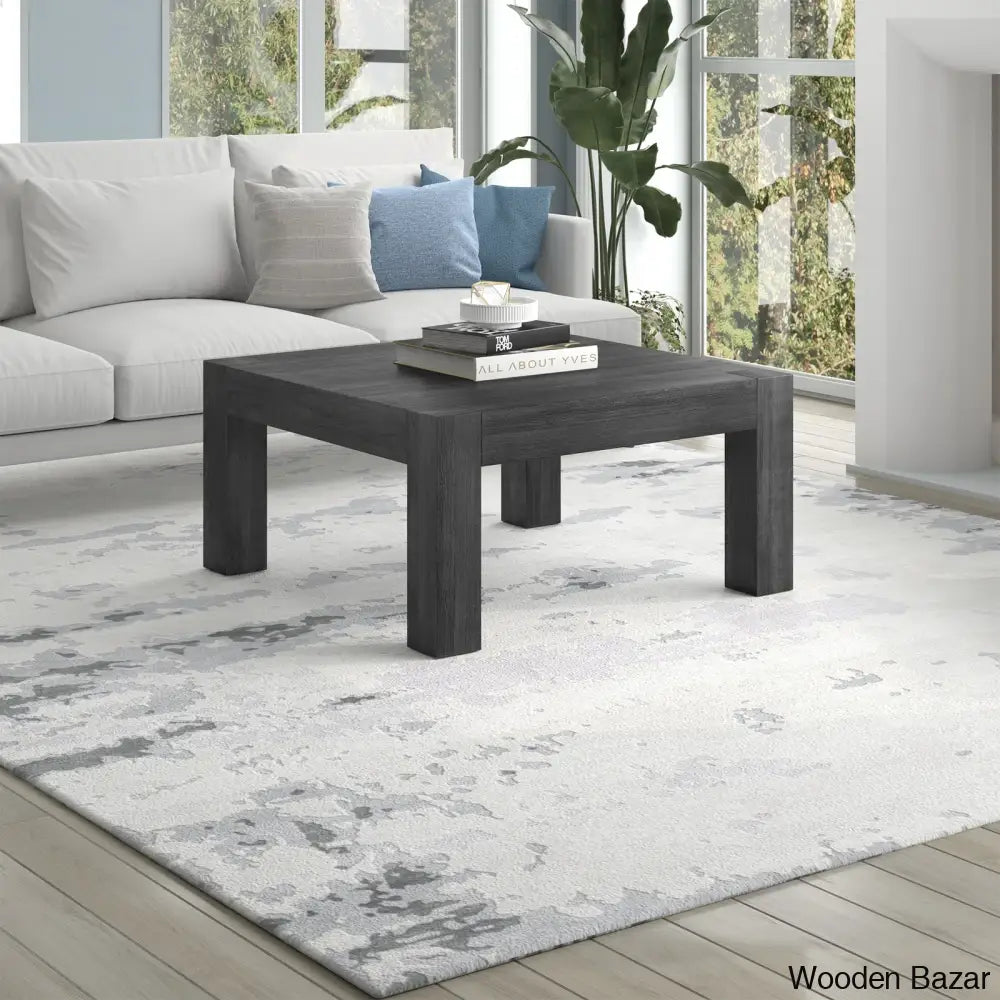 Breeaunnai Coffee And Center Table Charcoal Gray