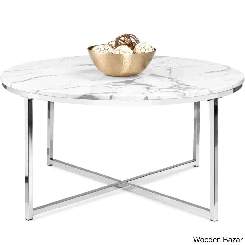 Breiony Coffee And Center Table Chrome