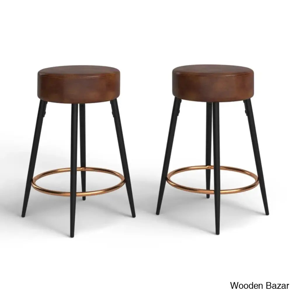 Bremenc Swivel Bar & Counter Stool (Set Of 2)