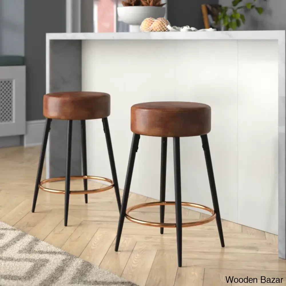 Bremenc Swivel Bar & Counter Stool (Set Of 2)