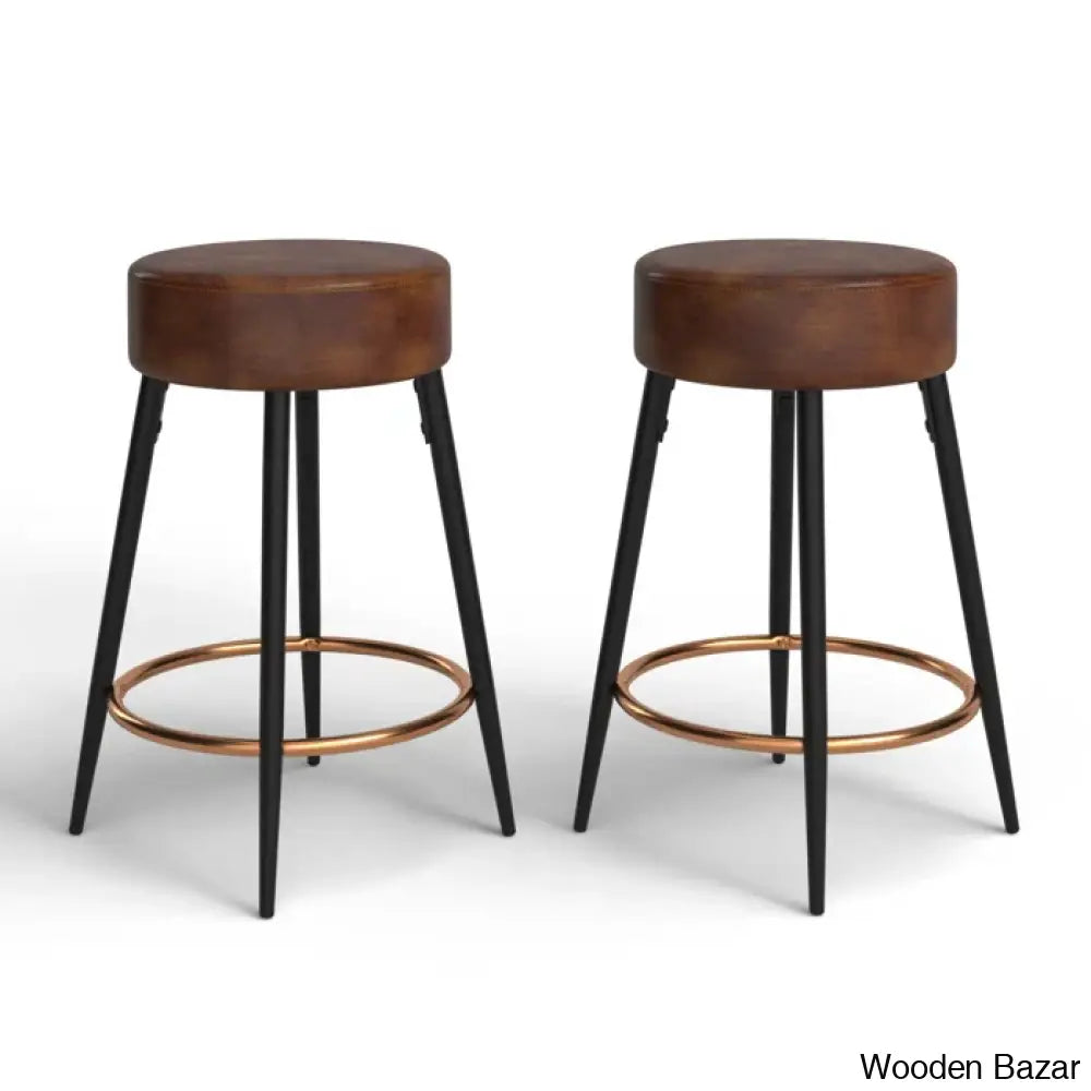 Bremenc Swivel Bar & Counter Stool (Set Of 2)