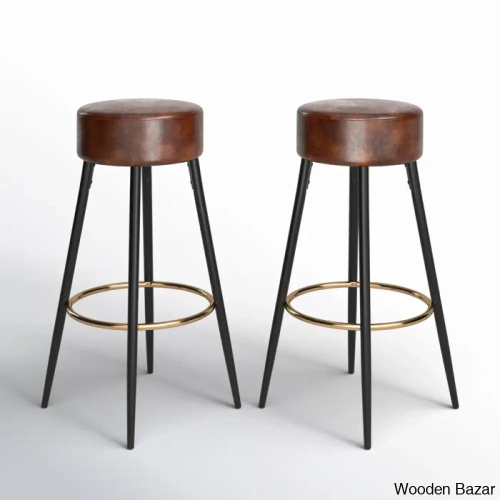 Bremenc Swivel Bar & Counter Stool (Set Of 2)